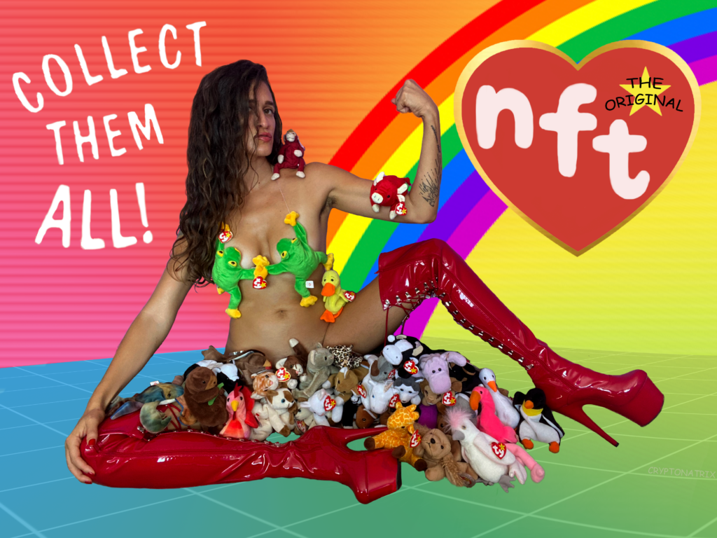"Collect Them All" from the Opensesa collection, 'Beanie Babies: The Original NFT"